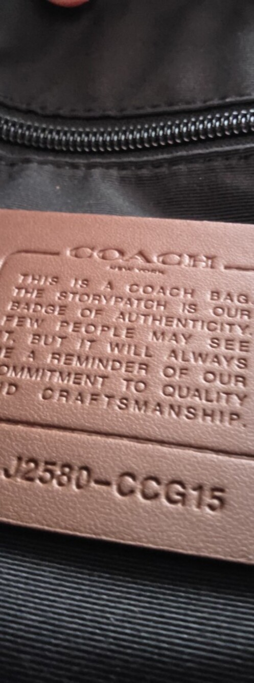 Coach Large Finn, crossbody Strap, and Chain - Picture 8 of 9